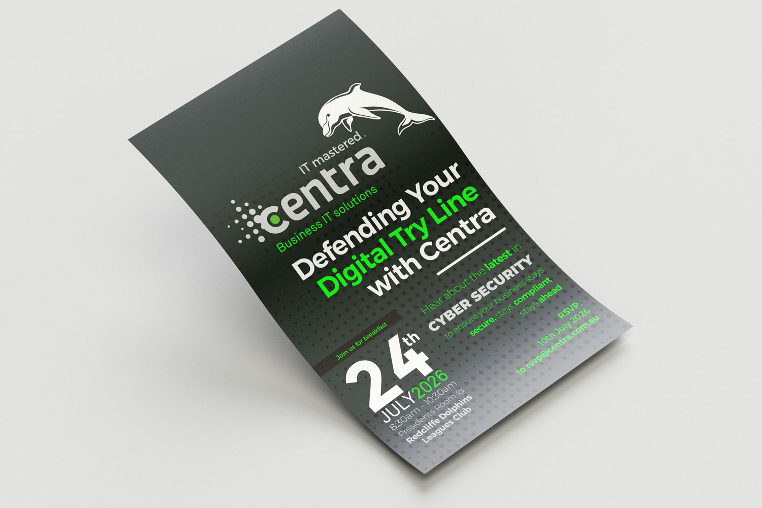 Centra x Dolphins Invitation